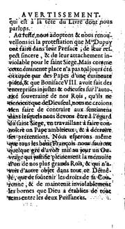 Cover of: Histoire des démeslez du pape Boniface VIII. avec Philippe le Bel roy de France