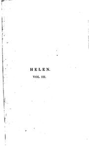 Cover of: Helen: A Tale