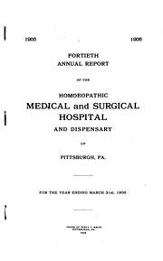 Cover of: Annual Report