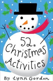 Cover of: 52 Christmas Activities (Deck of Cards) by Lynn Gordon