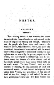 Cover of: Hester: A Story of Contemporary Life