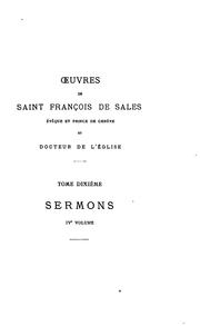 Cover of: Oeuvres de Saint François de Sales