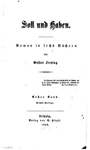 Cover of: Soll und Haben: Roman in sechs Buchern