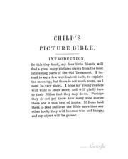 The Child's Picture Bible by Isabella Child