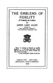 Cover of: Emblems of Fidelity: A Comedy in Letters