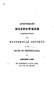 Cover of: Memoirs of the Historical Society of Pennsylvania by Historical Society of Pennsylvania.