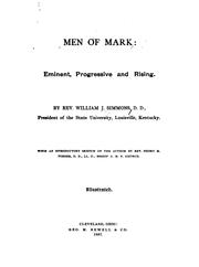 Cover of: Men of Mark: Eminent, Progressive and Rising by William J. Simmons , Henry McNeal Turner