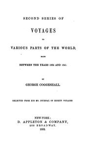 Cover of: Second Series of Voyages to Various Parts of the World: Made Between the Years 1802 and 1841