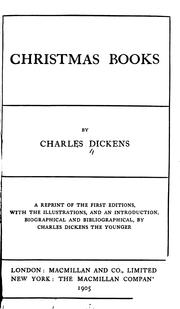 Cover of: Christmas Books ... by Charles Dickens
