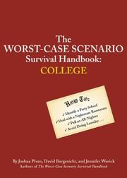Cover of: Worst-Case Scenario Survival Handbook | Jennifer Worick