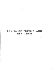 Cover of: The Works of Louise Mühlbach in Eighteen Volumes