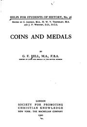 Cover of: Coins and Medals