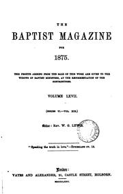 Cover of: The baptist Magazine by 