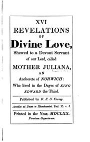 Cover of: XVI revelations of divine love, publ. by S. Cressy. Repr. [with a glossary by G.H. Parker ...