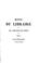 Cover of: Manuel du libraire et de l'amateur de livres