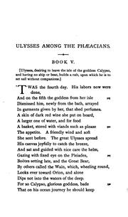 Ulysses Among the Phaeacians: From the Translation of Homer's Odyssey