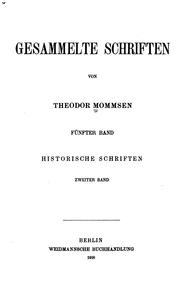 Gesammelte Schriften
