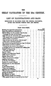 The great navigators of the eighteenth century
