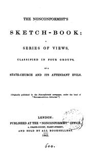 Cover of: The nonconformist's sketch-book [by E. Miall].