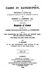 Cover of: Cases in Bankruptcy