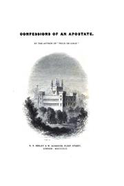 Cover of: Confessions of an apostate, by the author of Felix de Lisle by Anne Flinders
