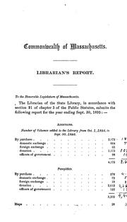 Cover of: Report: The Committee to Whom Were Referred the Petitions of Sundry Towns in this Commonwealth ... by Massachusetts