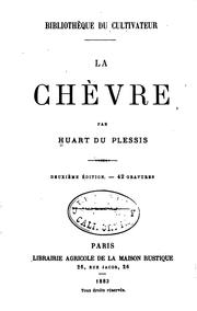Cover of: La chèvre by E. Huard du Plessis