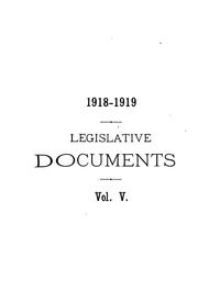 Cover of: Documents of the ... Legislature of the State of New Jersey by New Jersey Legislature, New Jersey , Legislature