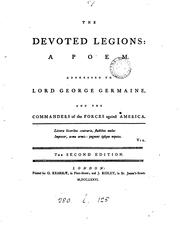 Cover of: The devoted legions: a poem