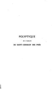 Polyptyque de l'abbaye de Saint-Germain des Prés by Auguste Longnon