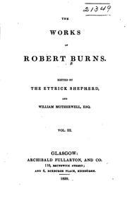 Cover of: The Works of Robert Burns by Robert Burns