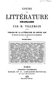 Cover of: Cours de Litterature Francaise