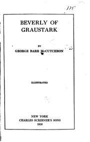 Cover of: Beverly of Graustark by George Barr McCutcheon