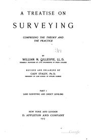 Cover of: A Treatise on Surveying, Comprising the Theory and the Practice