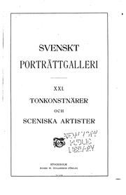 Cover of: Svenskt porträttgalleri ... by Albin Hildebrand