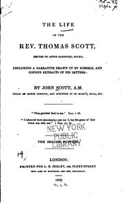 Cover of: The Life of the Rev. Thomas Scott, Rector of Aston Sandford, Bucks ...