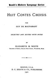 Cover of: Huit contes choisis