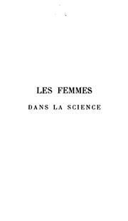 Cover of: Les femmes dans la science by Alphonse Rebière