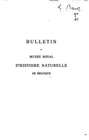 Cover of: Bulletin
