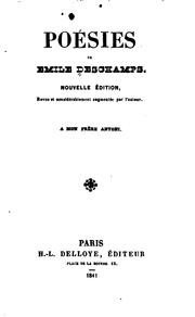 Cover of: Poésies de André Chénier by André Chénier, Henri de Latouche