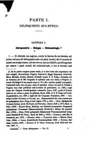 Cover of: L'uomo delinquente, in rapporto all'antropologia, alla giurisprudenza ed alle discipline carcerarie