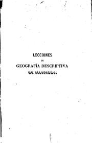 Cover of: Lecciones de geografía descriptiva de Filipinas by Felipe Maria de Govántes