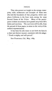 Sixty Years in California: Personal, Political and Military, Under the Mexican Regime; During .. by William Heath Davis