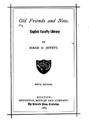 Cover of: Old friends and new