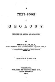 Cover of: A Text-book of Geology: Designed for Schools and Academies