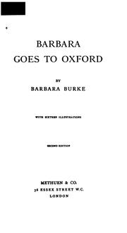 Cover of: Barbara Goes to Oxford