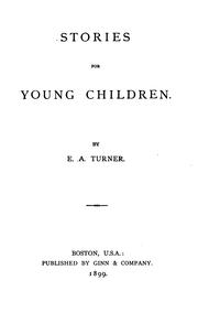 Cover of: Stories for Young Children by Edwin Arthur Turner