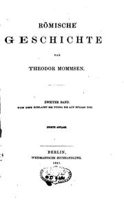 Cover of: Römische Geschichte