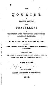 Cover of: The Tourist, Or Pocket Manual for Travellers