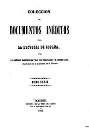 Cover of: Colección de documentos inéditos para la historia de España by Real Academia de la Historia (Spain)